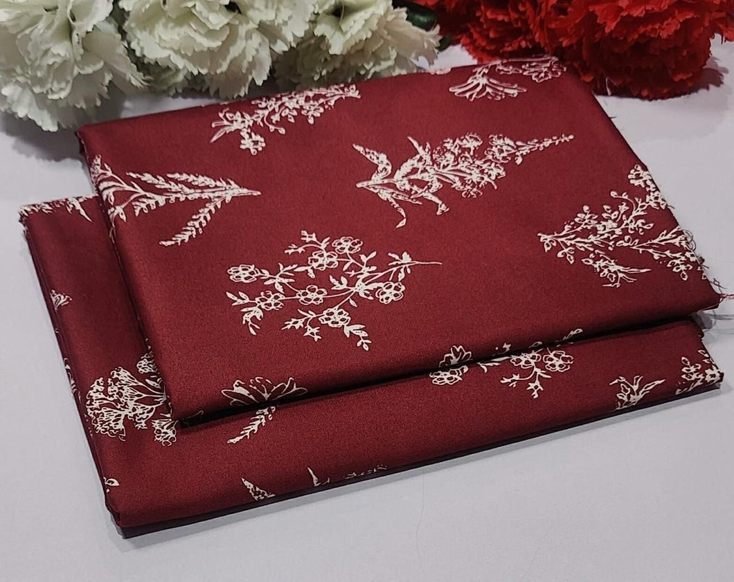 Ladies 2-Piece – Micro Polo Cotton with Floral Print | D-132