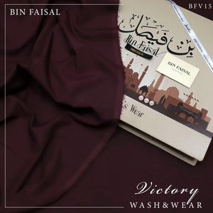 BIN FAISAL  100% Pure Super Luxury Victory Wash & Wear