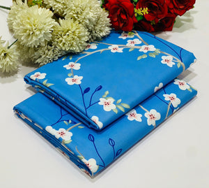 Ladies 2-Piece – Micro Polo Cotton with Floral Print | D-117